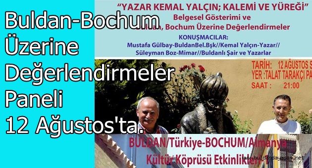 12 AĞUSTOS’TA PANEL DÜZENLENDİ.