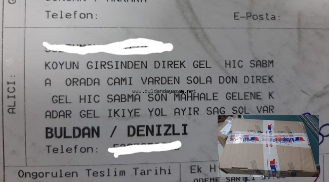AÇIK ADRES BÖYLE OLUR