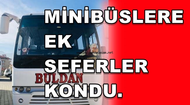 MİNİBÜSLERDE YAZ SAATİ UYGULAMASINA GEÇİLİYOR