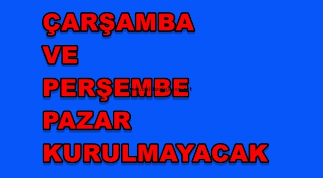 BULDAN PAZARI KALDIRILDI