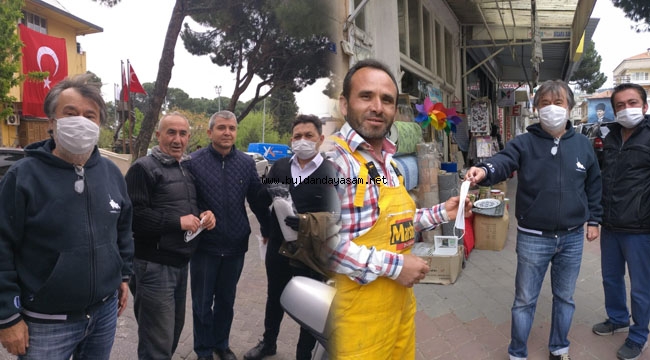 CHP MASKE DAĞITTI