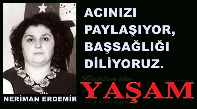 8 MAYIS 2020 - YALÇINKAYA MAHALLESİ - NERİMAN ERDEMİR