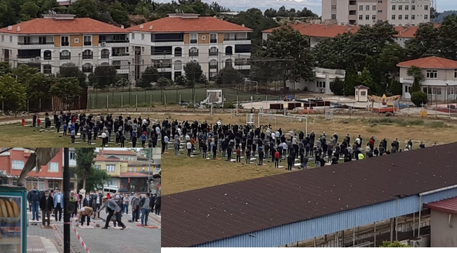 CUMA NAMAZI AÇIK ALANLARDA KILINDI