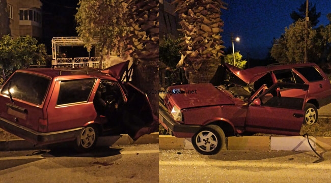 AKÇEŞMEDE KAZA, 3 YARALI