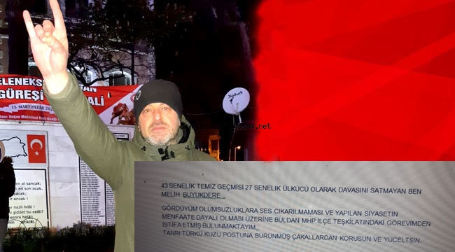 BÜYÜKDERE İSTİFA ETTİ