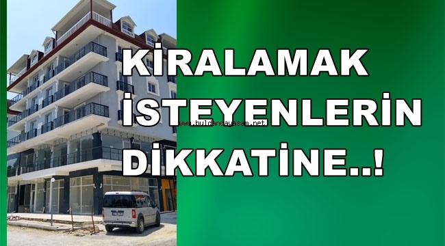 KOOPERATİF KİRA İHALESİNE ÇIKIYOR