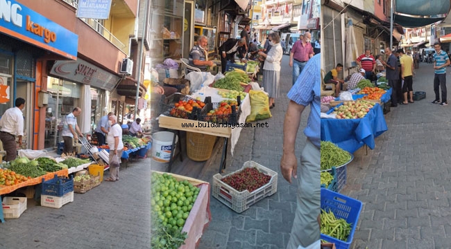 YUKARI PAZAR KURULMAYA BAŞLADI