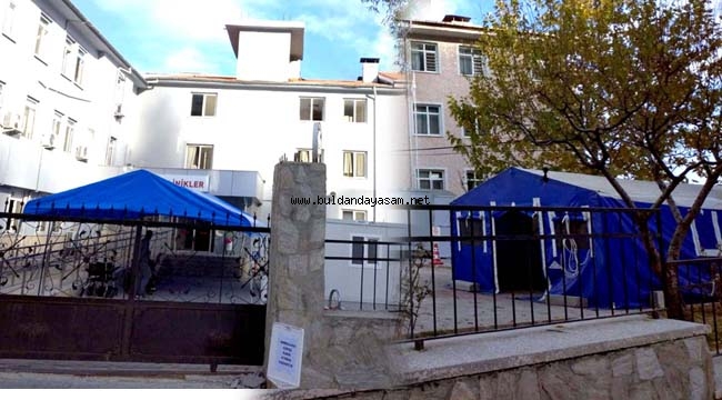 BULDAN KENT KONSEYİ HASTANEYE İKİ KONTEYNIR KAZANDIRDI