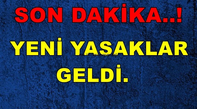 OKULLAR YIL SONUNA KADAR KAPALI OLACAK, KIRAATHANELER KAPANACAK.