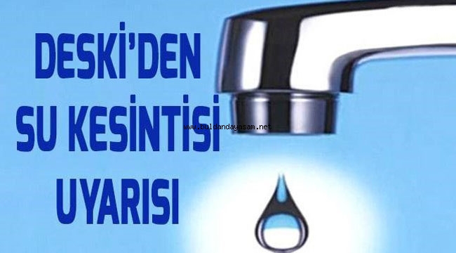 SU KESİNTİSİ OLACAK