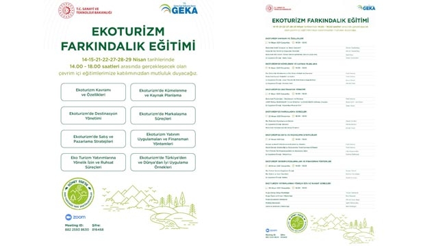 Geka’dan ekoturizm farkındalık eğitimi