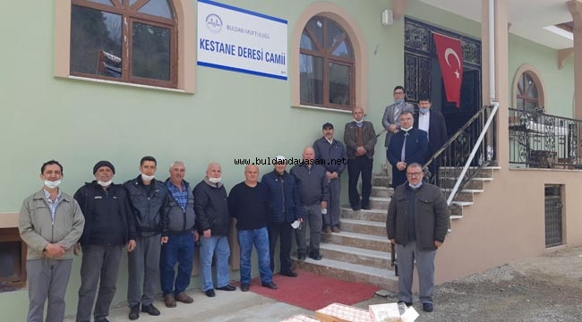 KESTANE DERESİ CAMİİ İLK CUMA NAMAZIYLA AÇILDI