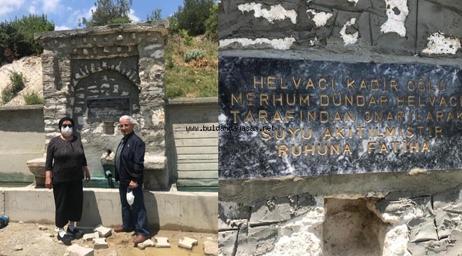 HAYIRSEVER AİLE ÇEŞMEYE SAHİP ÇIKTI