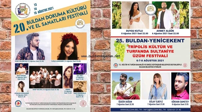 FESTİVALLERİN SANATÇILARI BELLİ OLDU