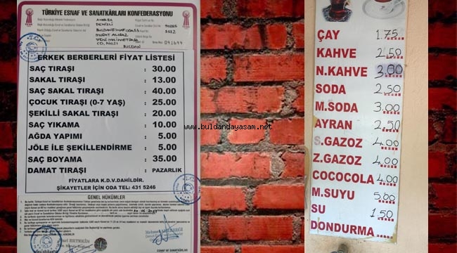 KAHVEHANELER VE BERBERLERDE ZAMLI TARİFE UYGULANACAK