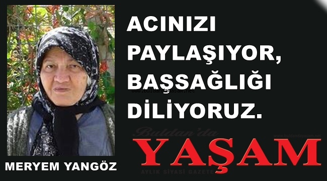 5 EYLÜL 2021 - MERYEM YANGÖZ