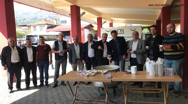 MİNİBÜSÇÜLERDEN KEŞKEK HAYIRI