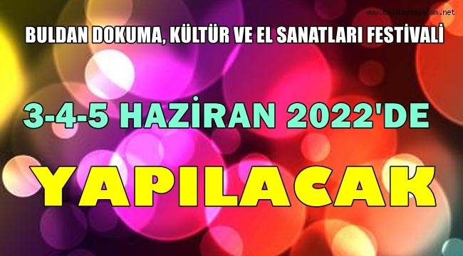 FESTİVAL 3-4-5 HAZİRAN’DA