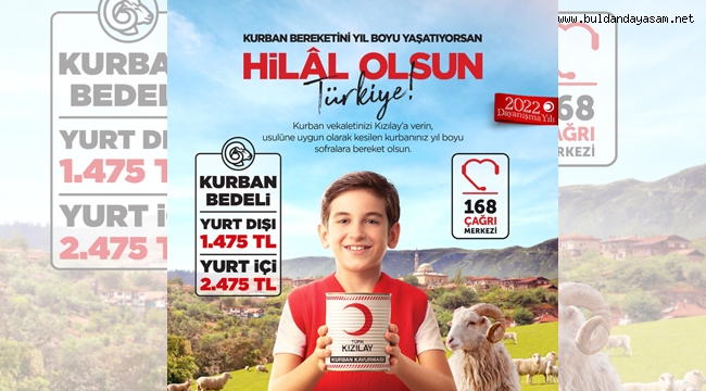 BULDAN KIZILAY KURBAN ÇAĞRISI YAPTI
