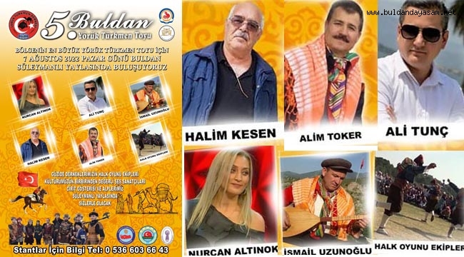 YÖRÜK TÜRKMEN ŞENLİĞİ 7 AĞUSTOS’TA