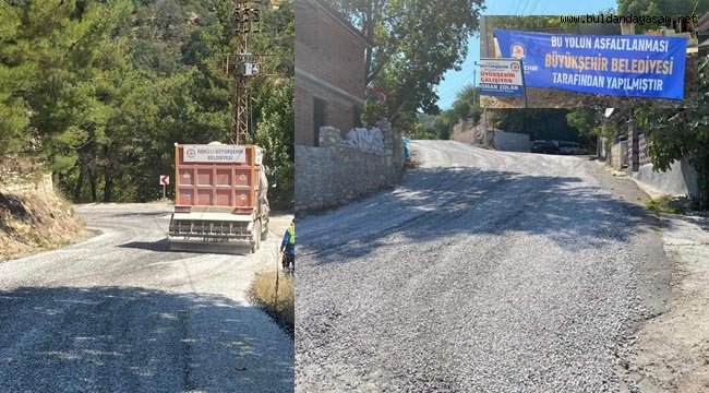 ASFALT ÇALIŞMASI TAMAMLANDI