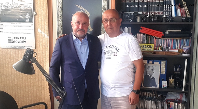 ARİF FIRTINA GAZETEMİZİ ZİYARET ETTİ.