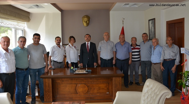 MUHTARLAR KAYMAKAMI ZİYARET ETTİ