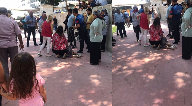 ÖNLEM ALINMAYAN DUVARDAN DÜŞEN YAŞLI KADIN YARALANDI