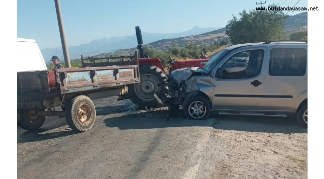 YENİCEKENT’TE KAZA, DÖRT YARALI
