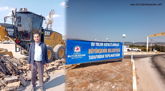 YENİCE YOLUNA SICAK ASFALT