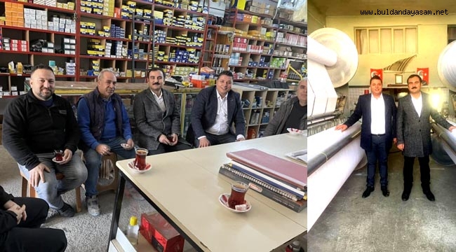 KAYMAKAM SANAYİ ESNAFINI ZİYARET ETTİ