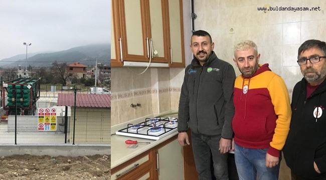 BULDAN DOĞALGAZLA TANIŞTI