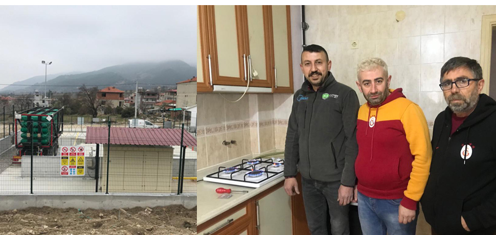 BULDAN DOĞALGAZLA TANIŞTI