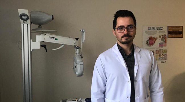 Göz doktoru akkaya göreve başladı