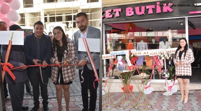 BUKET BUTİK TÖRENLE AÇILDI
