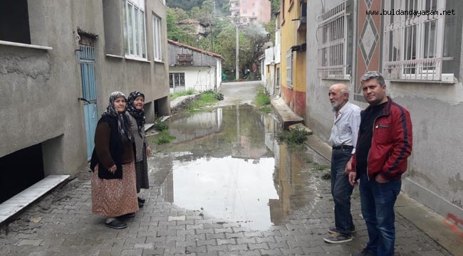 “HER YAĞMURDA GÖLE DÖNÜYOR”
