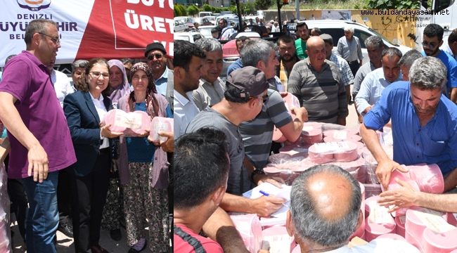BÜYÜKŞEHİRDEN ÜRETİCİYE DESTEK