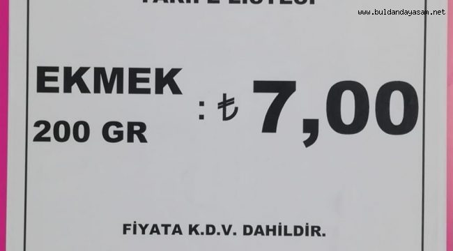 EKMEK YARINDAN İTİBAREN 7 TL OLDU