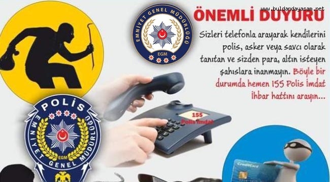 YETKİLİLER UYARIYOR