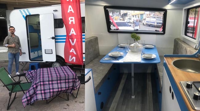 BULDANLI GENÇ GİRİŞİMCİ KARAVAN ÜRETİYOR