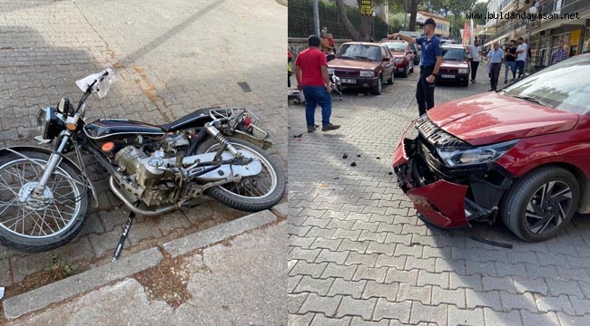GÖNÜL CADDESİNDE KAZA: 1 YARALI VAR