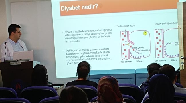 Kaçmaz, diyabete dikkat çekti
