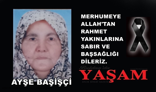 25 ARALIK 2024 – AYŞE BAŞİŞÇİ