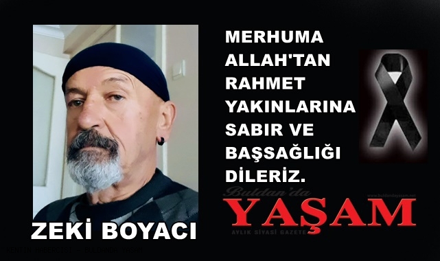 4 OCAK 2025 – ZEKİ BOYACI
