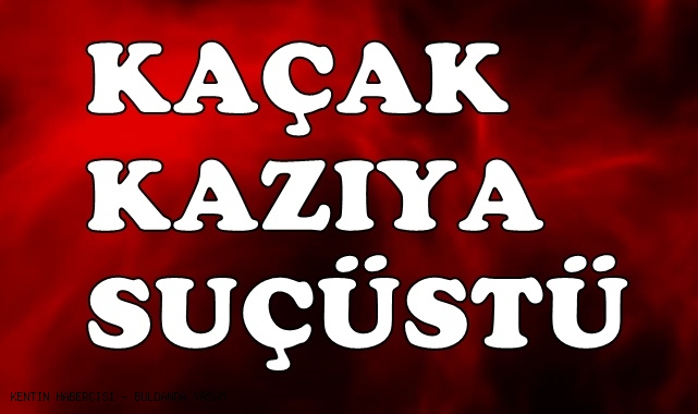 JANDARMADAN KAÇAK KAZICILARA SUÇ ÜSTÜ