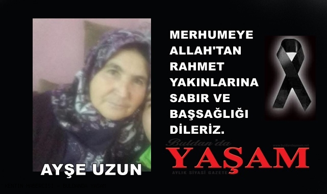 2 MAYIS 2025 – AYŞE UZUN