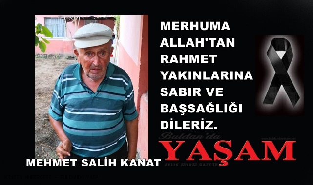 2 MAYIS 2025 – MEHMET SALİH KANAT