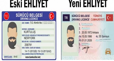EHLİYET DEĞİŞTİRMEDE SON TARİH 31 TEMMUZ 2025