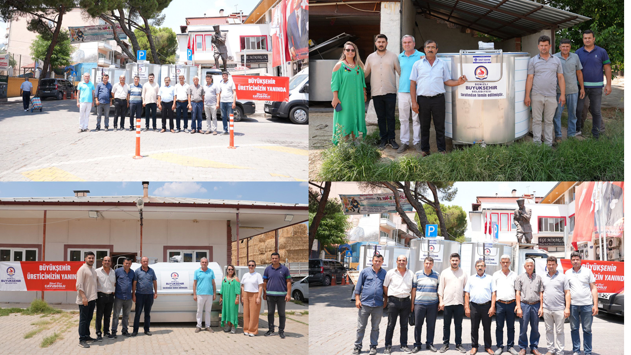 BÜYÜKŞEHİR’DEN DÖRT MAHALLEYE BEŞ TANK