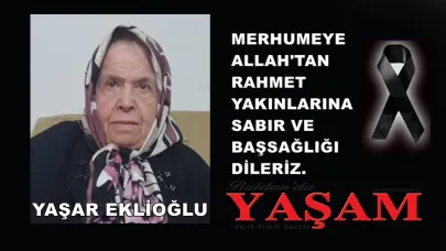 11 AĞUSTOS 2025 – YAŞAR EKLİOĞLU